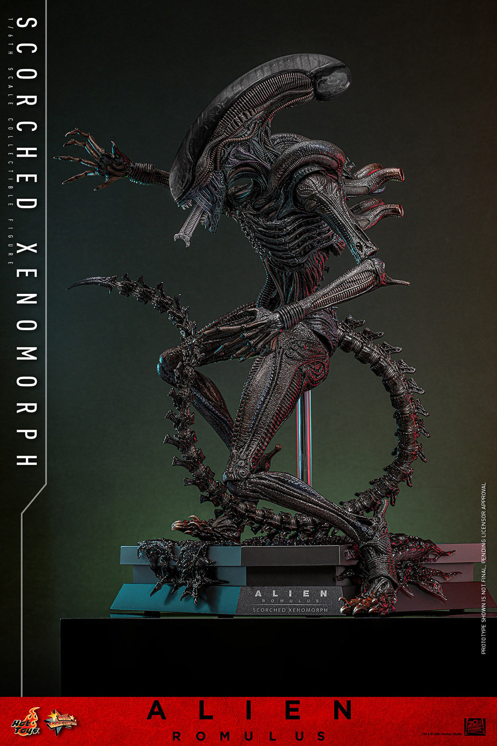 (Preorder) Hot Toys MMS784 Alien: Romulus [Scorched Xenomorph] 1/6th Scale Collectible Figure