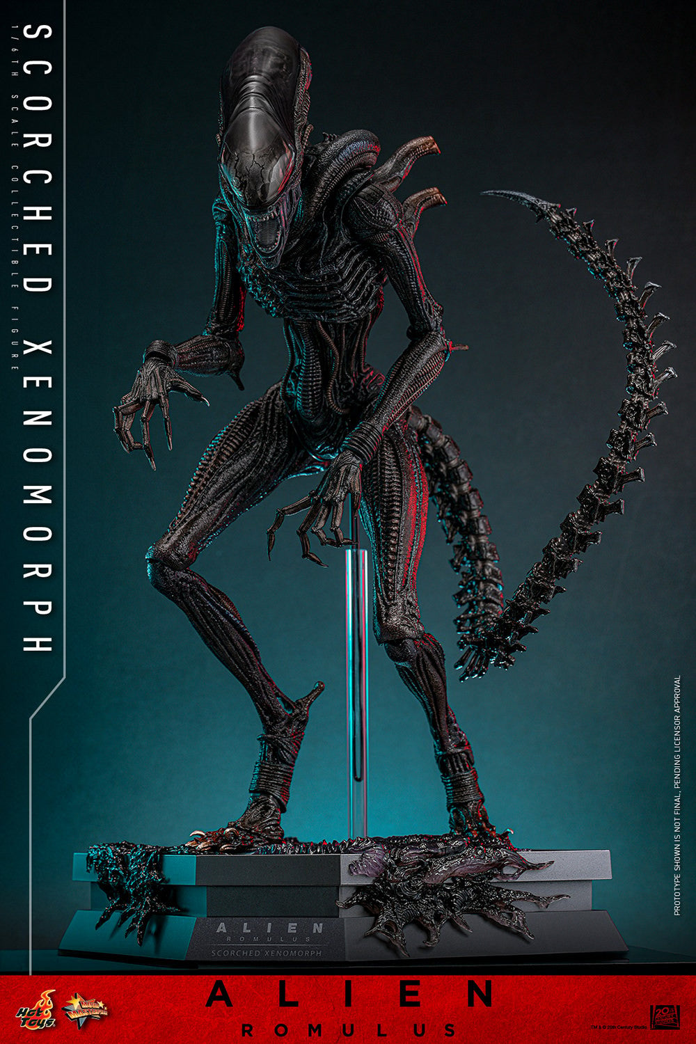 (Preorder) Hot Toys MMS784 Alien: Romulus [Scorched Xenomorph] 1/6th Scale Collectible Figure