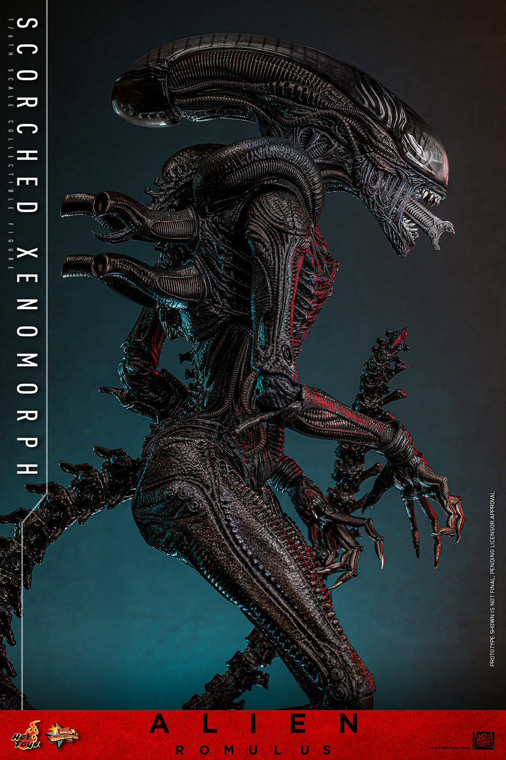 (Preorder) Hot Toys MMS784 Alien: Romulus [Scorched Xenomorph] 1/6th Scale Collectible Figure