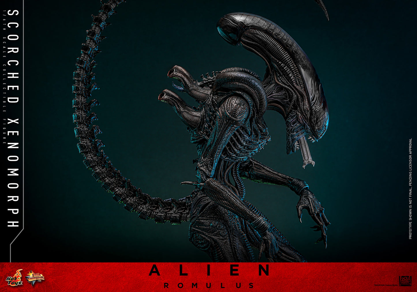 (Preorder) Hot Toys MMS784 Alien: Romulus [Scorched Xenomorph] 1/6th Scale Collectible Figure