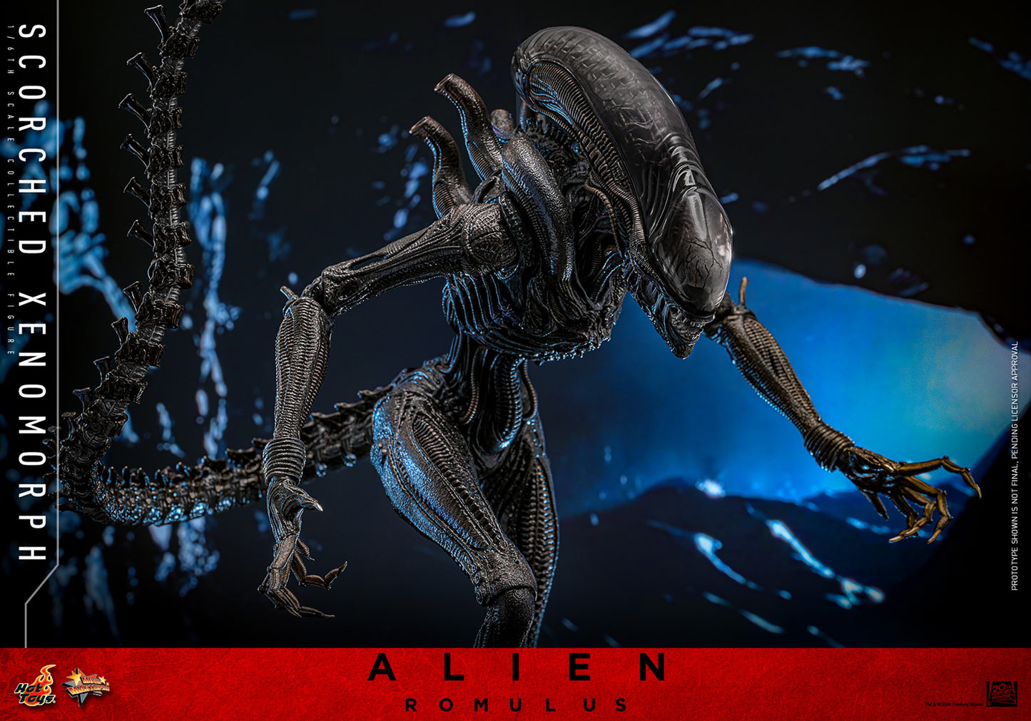 (Preorder) Hot Toys MMS784 Alien: Romulus [Scorched Xenomorph] 1/6th Scale Collectible Figure