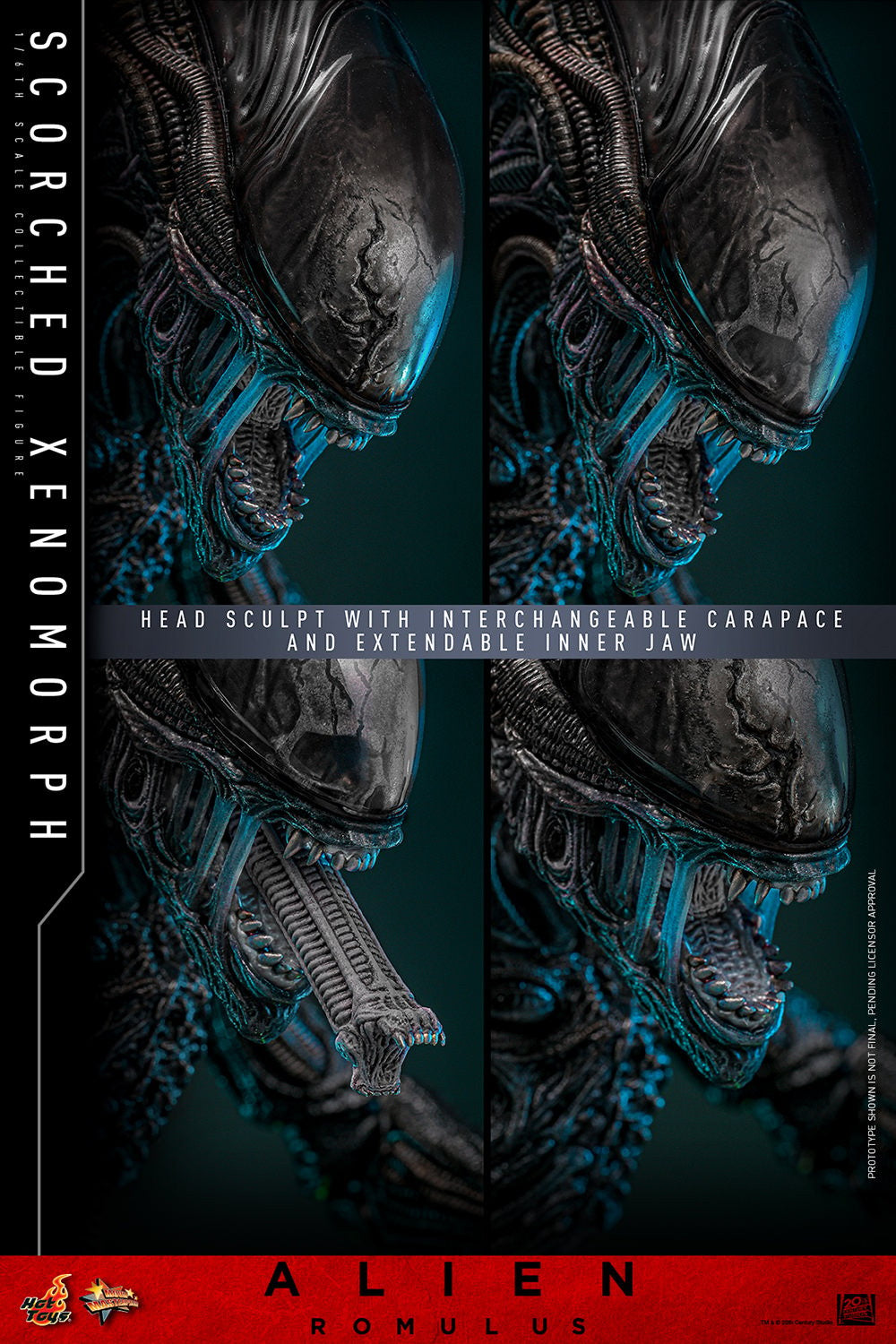 (Preorder) Hot Toys MMS784 Alien: Romulus [Scorched Xenomorph] 1/6th Scale Collectible Figure