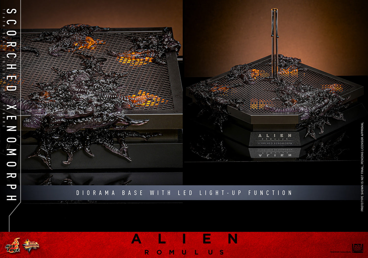 (Preorder) Hot Toys MMS784 Alien: Romulus [Scorched Xenomorph] 1/6th Scale Collectible Figure