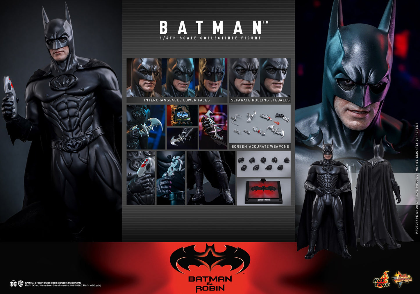 (Preorder) Hot Toys MMS786 Batman & Robin [Batman] 1/6 Scale Collectible Figure