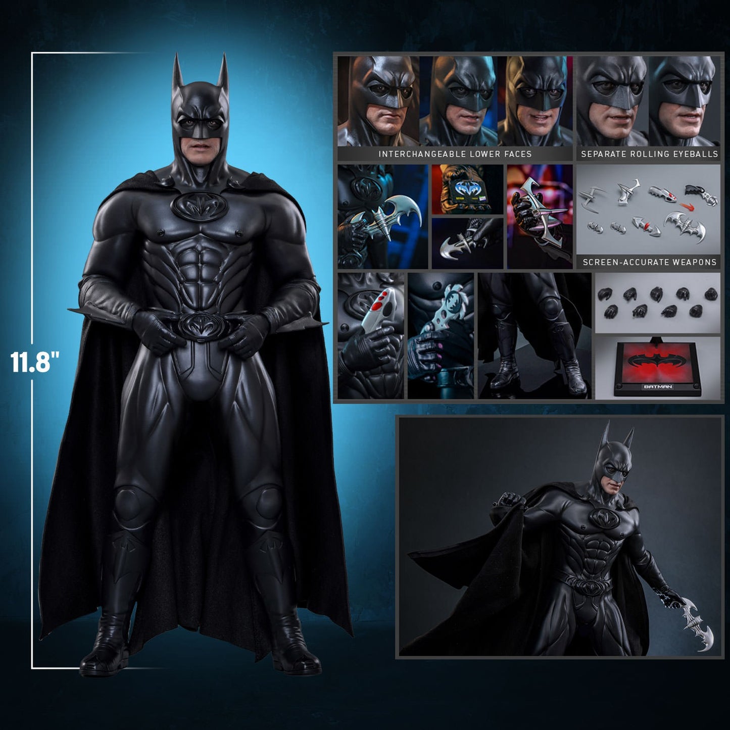(Preorder) Hot Toys MMS786 Batman & Robin [Batman] 1/6 Scale Collectible Figure