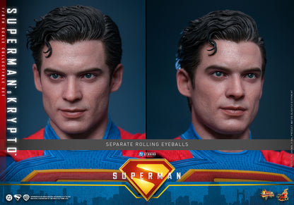 (Preorder) Hot Toys MMS812 Superman™ & Krypto™ 1/6th Scale Collectible Set
