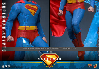 (Preorder) Hot Toys MMS812 Superman™ & Krypto™ 1/6th Scale Collectible Set