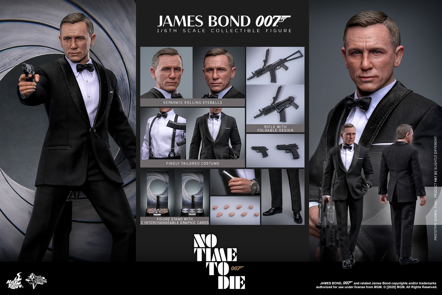Hot Toys MMS803 No Time To Die [James Bond] 1/6th scale Collectible Figure