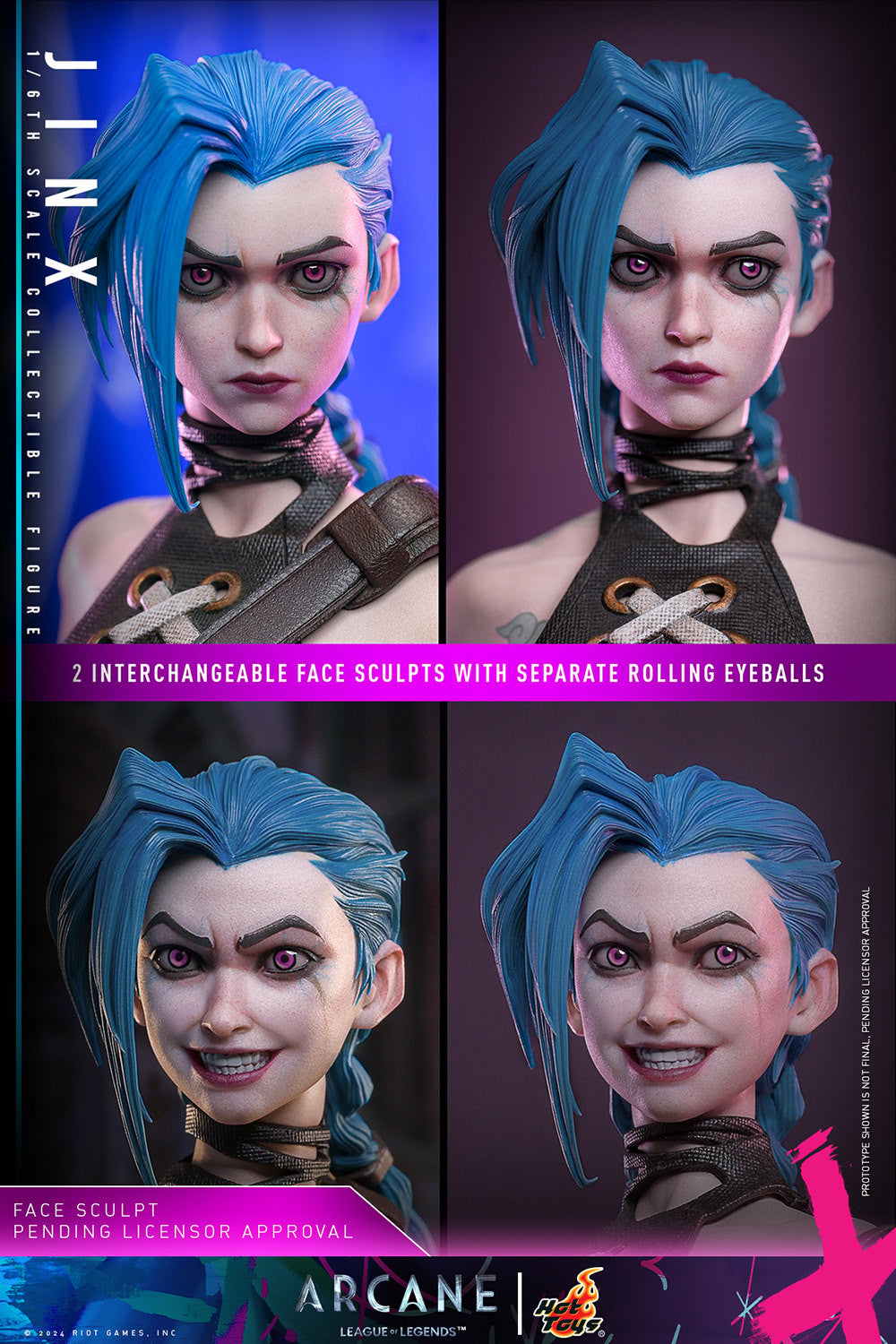 (Preorder) Hot Toys TMS137 Arcane [Jinx] 1/6 Scale Collectible Figure