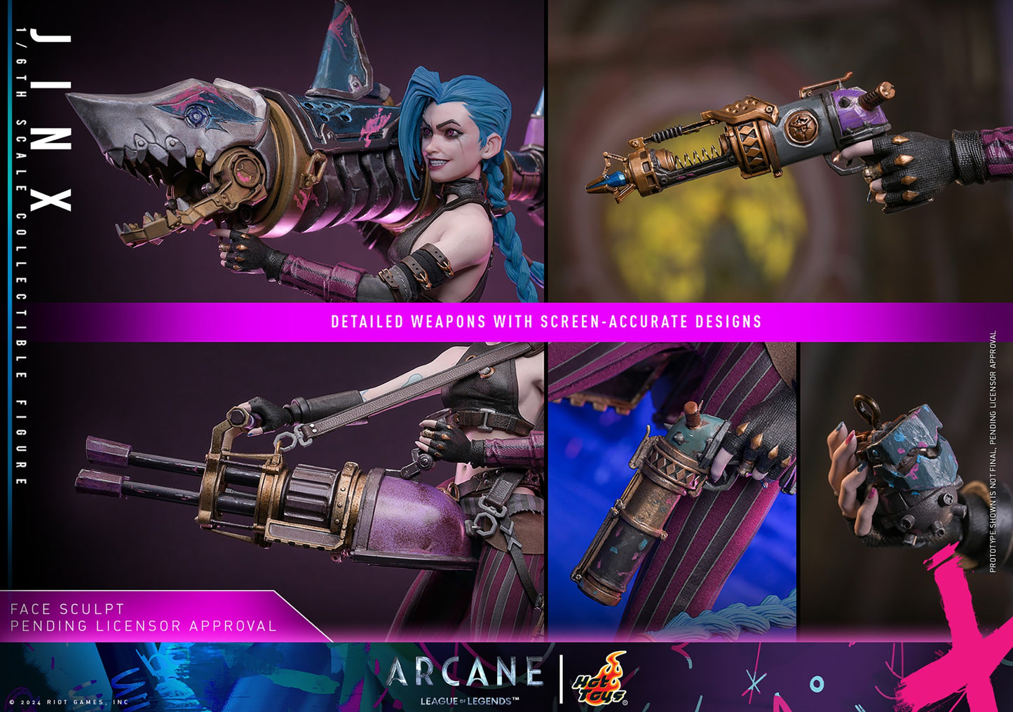 (Preorder) Hot Toys TMS137 Arcane [Jinx] 1/6 Scale Collectible Figure