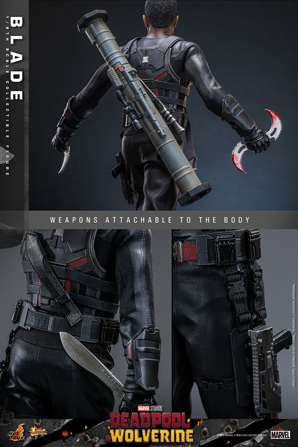(Preorder) Hot Toys MMS791B Deadpool & Wolverine [Blade] (First Edition) 1/6th Scale Collectible Figure