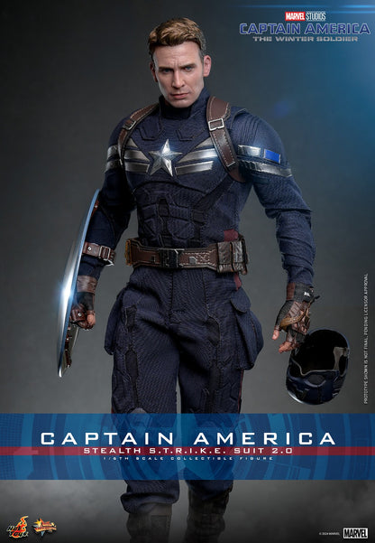 (Preorder) Hot Toys MMS783 Captain America: The Winter Soldier [Captain America] (Stealth S.T.R.I.K.E. Suit) 2.0 1/6 Scale Collectible Figure