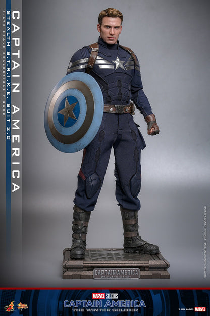 (Preorder) Hot Toys MMS783 Captain America: The Winter Soldier [Captain America] (Stealth S.T.R.I.K.E. Suit) 2.0 1/6 Scale Collectible Figure