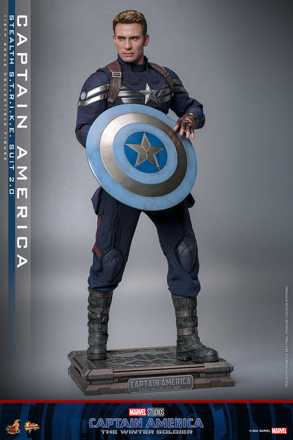 (Preorder) Hot Toys MMS783 Captain America: The Winter Soldier [Captain America] (Stealth S.T.R.I.K.E. Suit) 2.0 1/6 Scale Collectible Figure