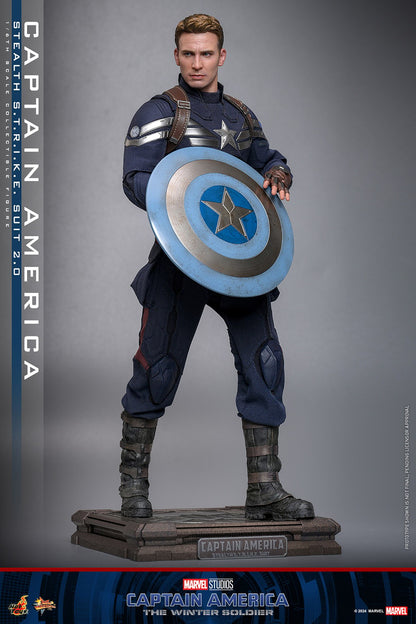 (Preorder) Hot Toys MMS783 Captain America: The Winter Soldier [Captain America] (Stealth S.T.R.I.K.E. Suit) 2.0 1/6 Scale Collectible Figure