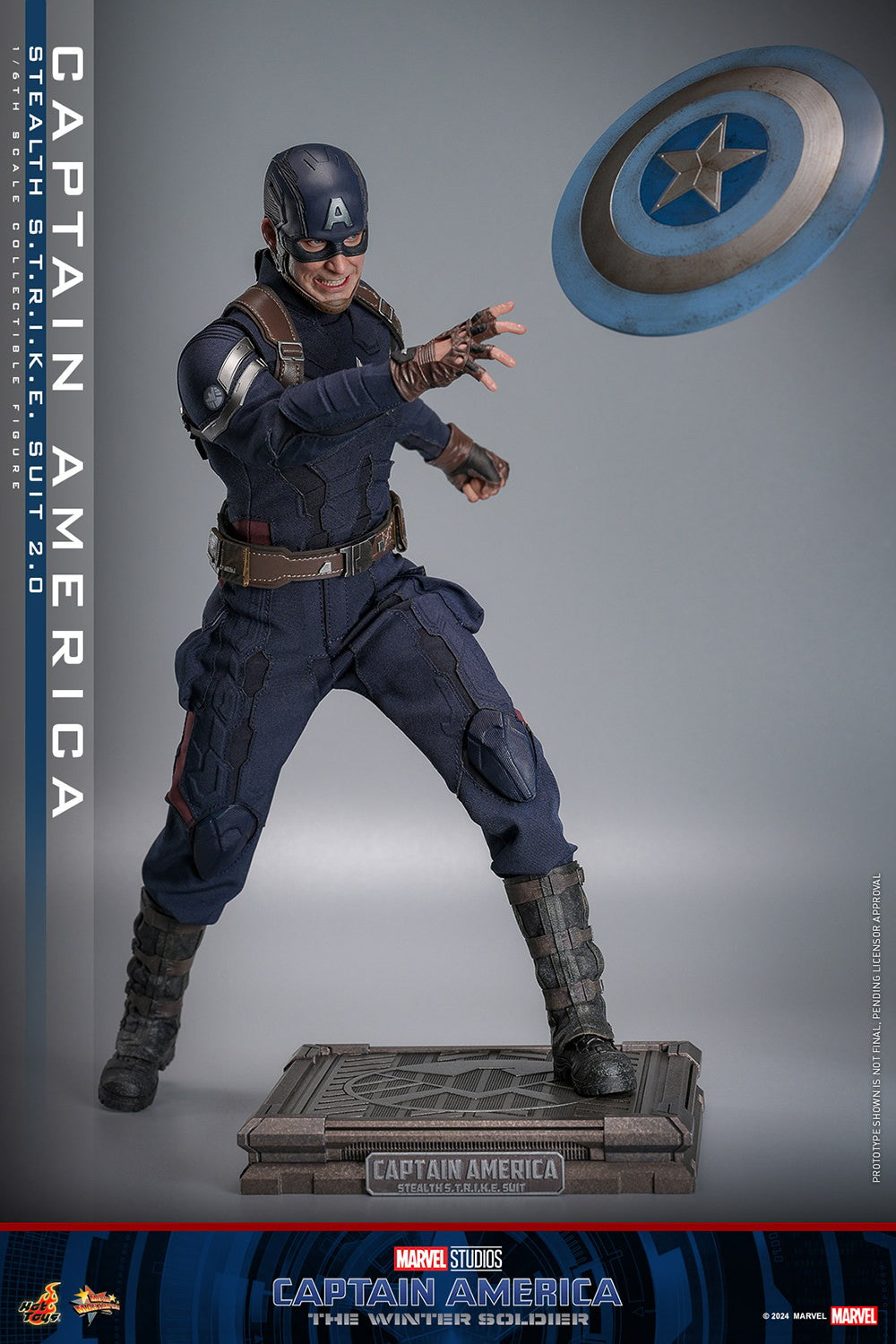(Preorder) Hot Toys MMS783 Captain America: The Winter Soldier [Captain America] (Stealth S.T.R.I.K.E. Suit) 2.0 1/6 Scale Collectible Figure
