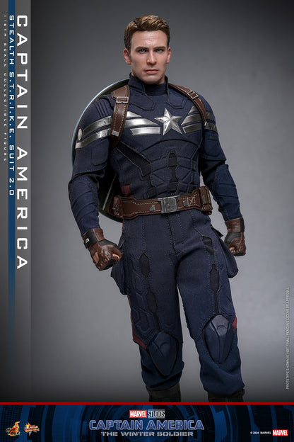 (Preorder) Hot Toys MMS783 Captain America: The Winter Soldier [Captain America] (Stealth S.T.R.I.K.E. Suit) 2.0 1/6 Scale Collectible Figure