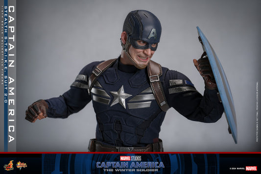 (Preorder) Hot Toys MMS783 Captain America: The Winter Soldier [Captain America] (Stealth S.T.R.I.K.E. Suit) 2.0 1/6 Scale Collectible Figure