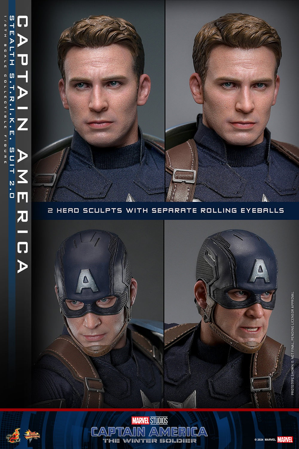 (Preorder) Hot Toys MMS783 Captain America: The Winter Soldier [Captain America] (Stealth S.T.R.I.K.E. Suit) 2.0 1/6 Scale Collectible Figure