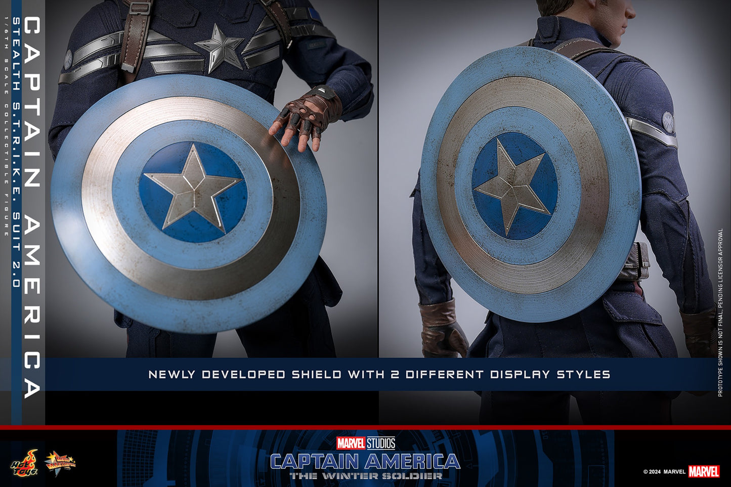 (Preorder) Hot Toys MMS783 Captain America: The Winter Soldier [Captain America] (Stealth S.T.R.I.K.E. Suit) 2.0 1/6 Scale Collectible Figure