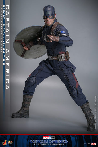 (Preorder) Hot Toys MMS783 Captain America: The Winter Soldier [Captain America] (Stealth S.T.R.I.K.E. Suit) 2.0 1/6 Scale Collectible Figure