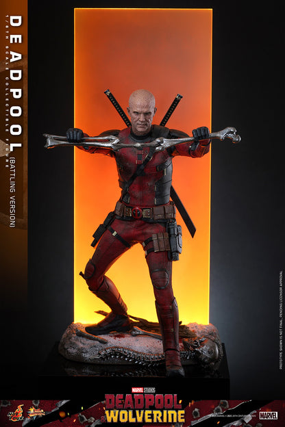 Hot Toys - MMS782 - Deadpool & Wolverine - Deadpool (Battling Version) - 1/6 Scale Collectible Figure