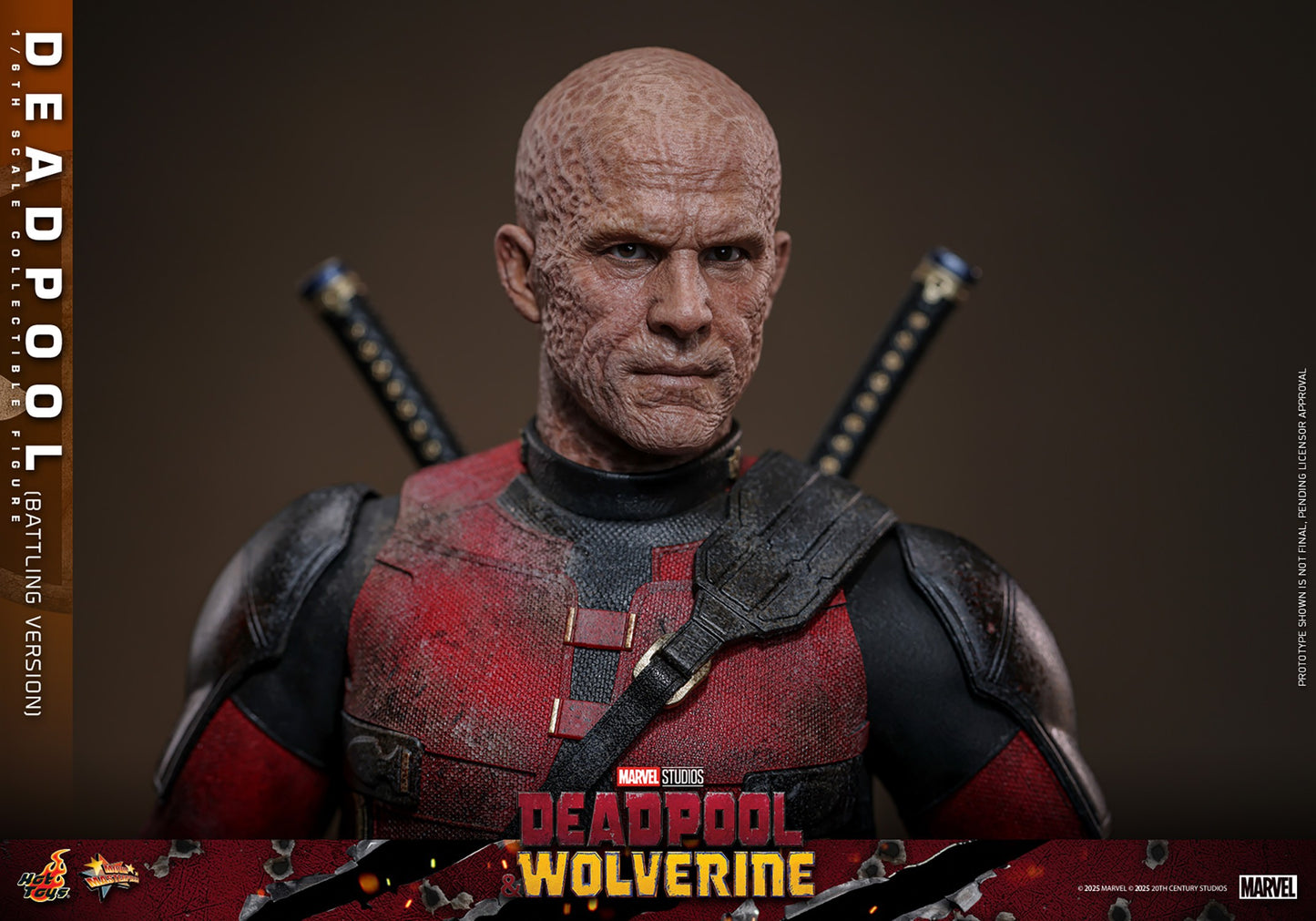 Hot Toys - MMS782 - Deadpool & Wolverine - Deadpool (Battling Version) - 1/6 Scale Collectible Figure