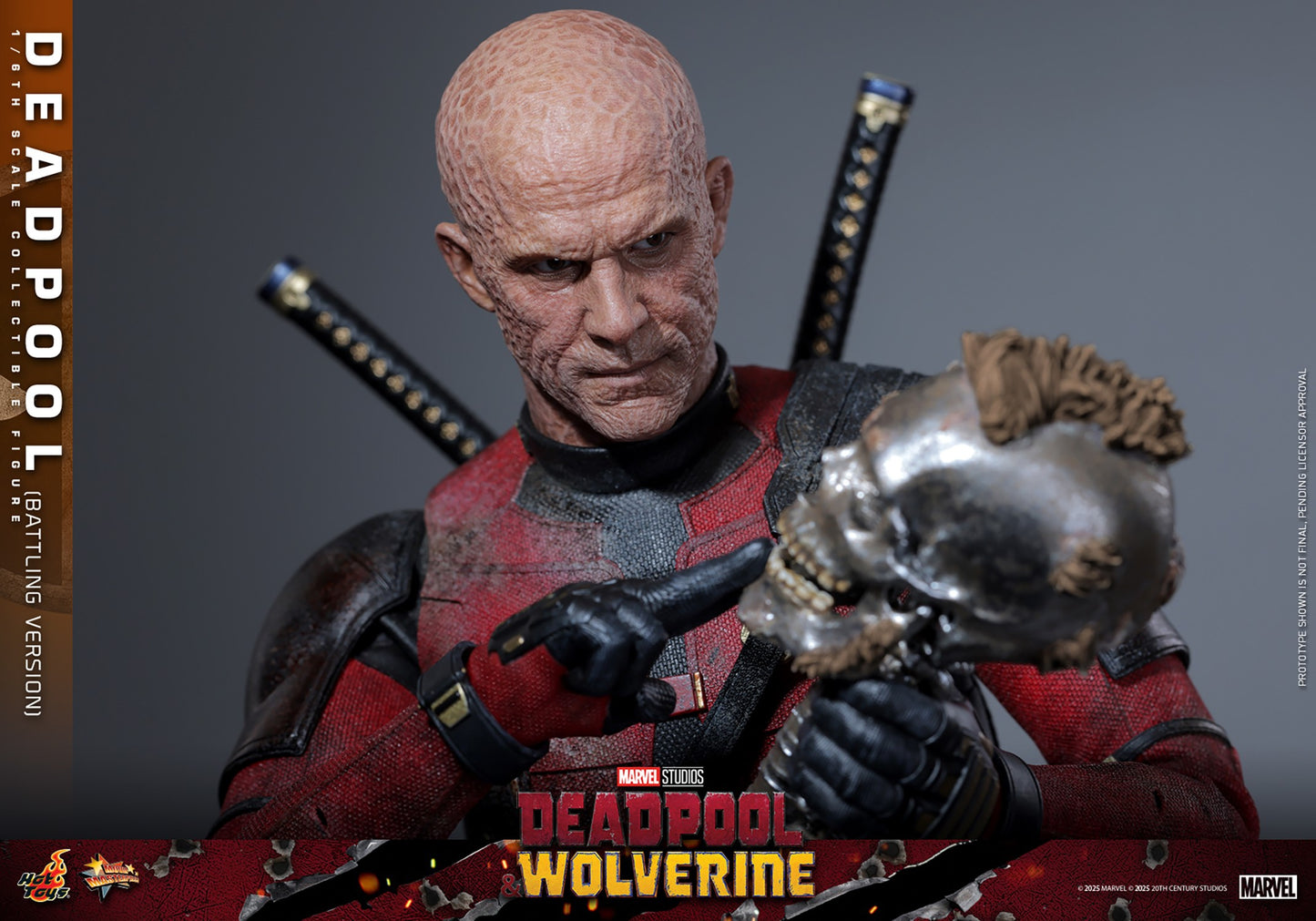Hot Toys - MMS782 - Deadpool & Wolverine - Deadpool (Battling Version) - 1/6 Scale Collectible Figure