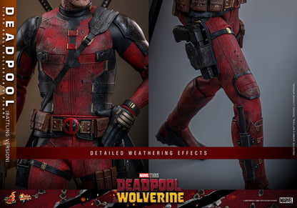 Hot Toys - MMS782 - Deadpool & Wolverine - Deadpool (Battling Version) - 1/6 Scale Collectible Figure