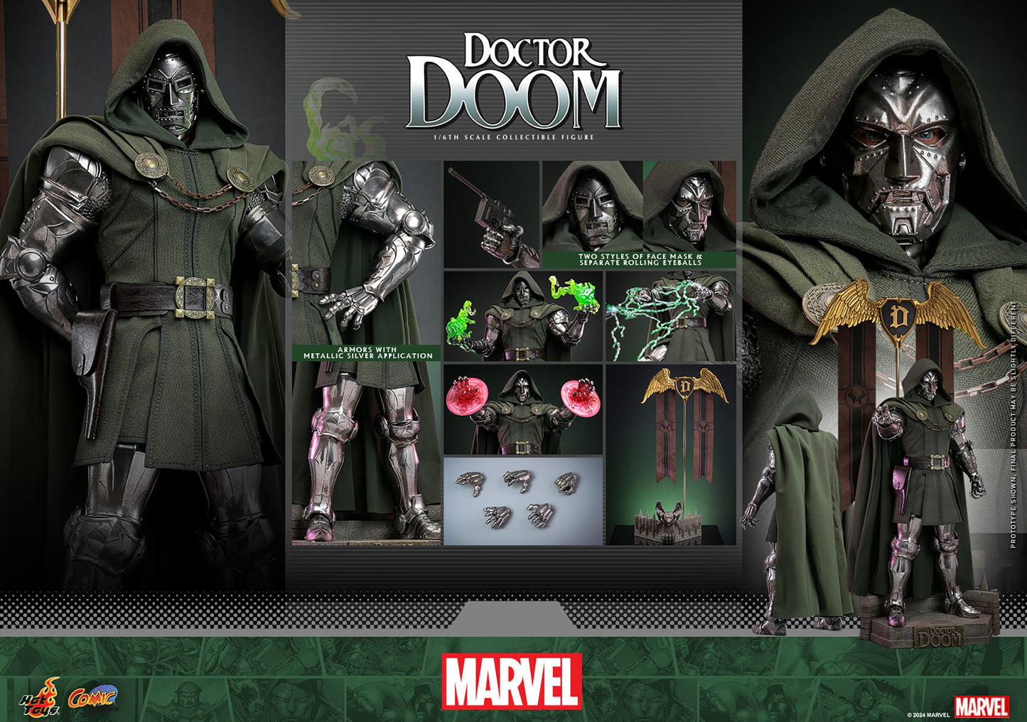 (Preorder) Hot Toys CMS022B Marvel Comics [Doctor Doom] (Special Edition) 1/6 Scale Collectible Figure