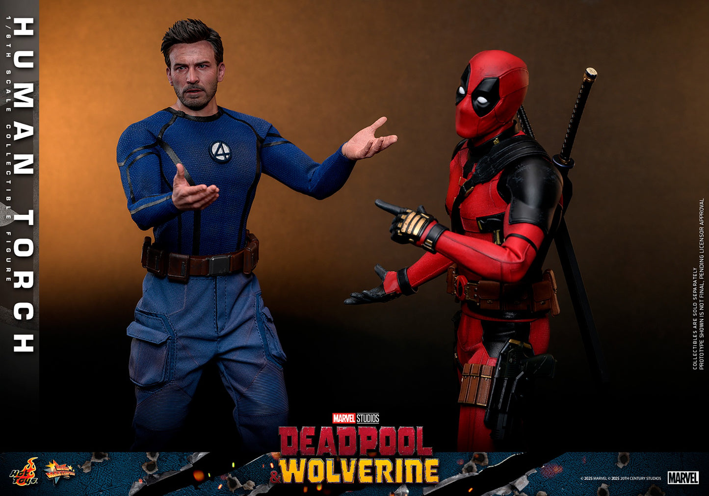 (Preorder) Hot Toys MMS789 Deadpool & Wolverine [Human Torch] 1/6 Scale Collectible Figure