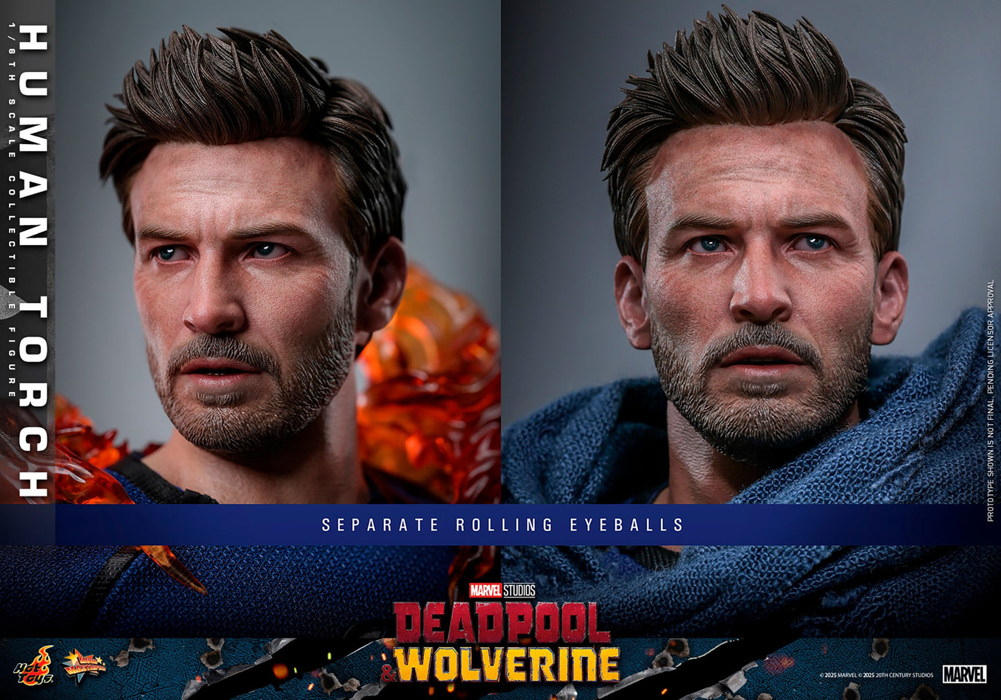 (Preorder) Hot Toys MMS789 Deadpool & Wolverine [Human Torch] 1/6 Scale Collectible Figure
