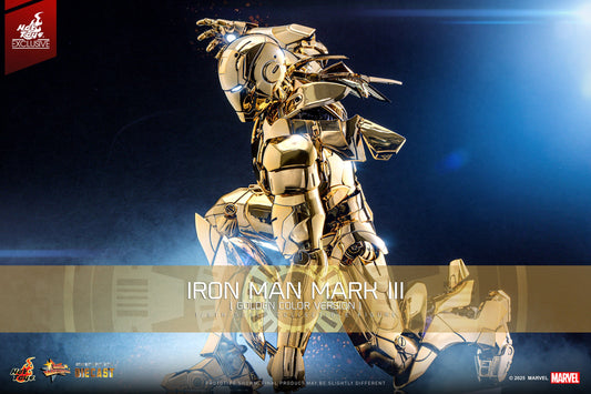 Hot Toys - MMS764D69 Iron Man Mark III (Golden Color Version) - 1/6 Scale Collectible Figure
