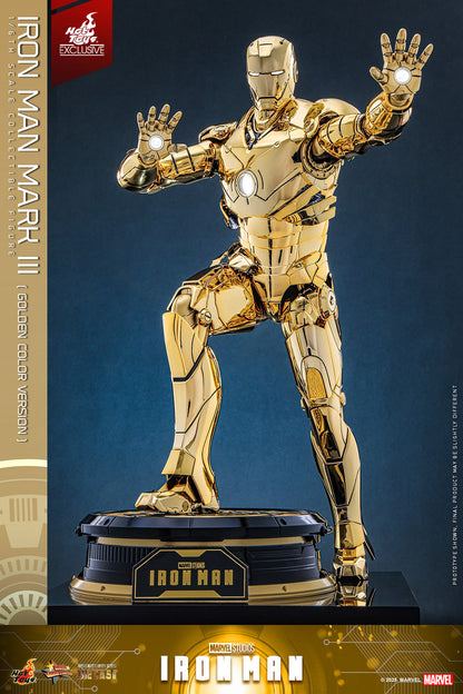 Hot Toys - MMS764D69 Iron Man Mark III (Golden Color Version) - 1/6 Scale Collectible Figure