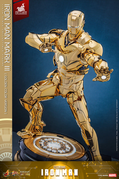Hot Toys - MMS764D69 Iron Man Mark III (Golden Color Version) - 1/6 Scale Collectible Figure