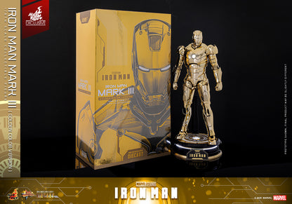 Hot Toys - MMS764D69 Iron Man Mark III (Golden Color Version) - 1/6 Scale Collectible Figure