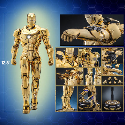 Hot Toys - MMS764D69 Iron Man Mark III (Golden Color Version) - 1/6 Scale Collectible Figure