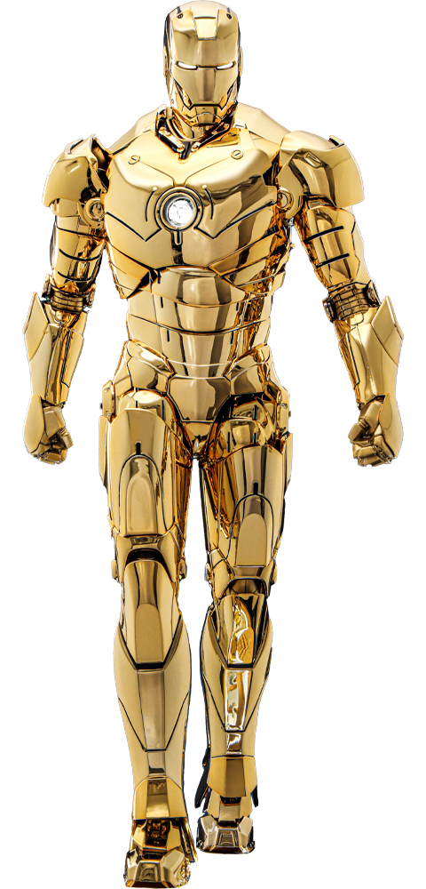 Hot Toys - MMS764D69 Iron Man Mark III (Golden Color Version) - 1/6 Scale Collectible Figure