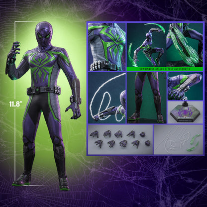 Hot Toys - VGM68 - Marvel's Spider-Man 2: Miles Morales (Purple Reign Suit) Limited Edition (Hot Toys Exclusive) - 1/6 Scale Collectible Figure