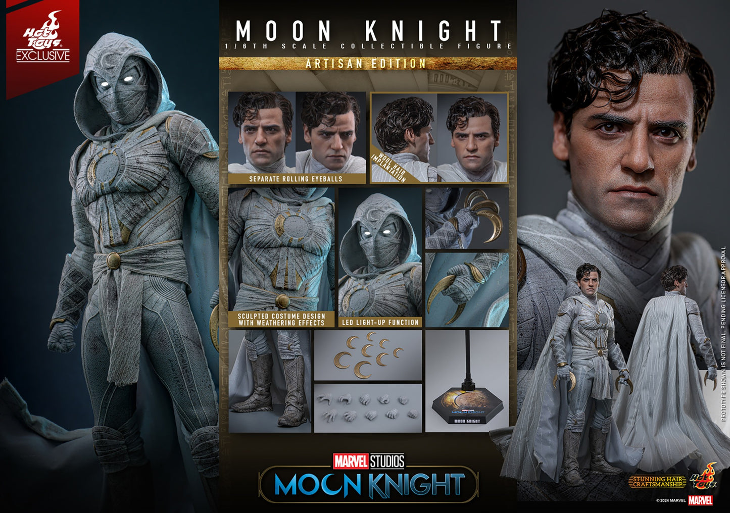 (Preorder) Hot Toys TMS140AE Moon Knight [Mr Knight] (Limited Edition) (Artisan Edition) 1/6 Scale Collectible Figure