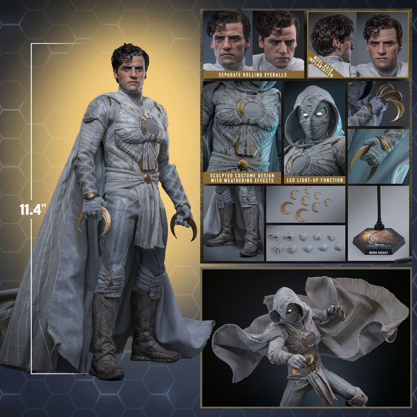 (Preorder) Hot Toys TMS140AE Moon Knight [Mr Knight] (Limited Edition) (Artisan Edition) 1/6 Scale Collectible Figure