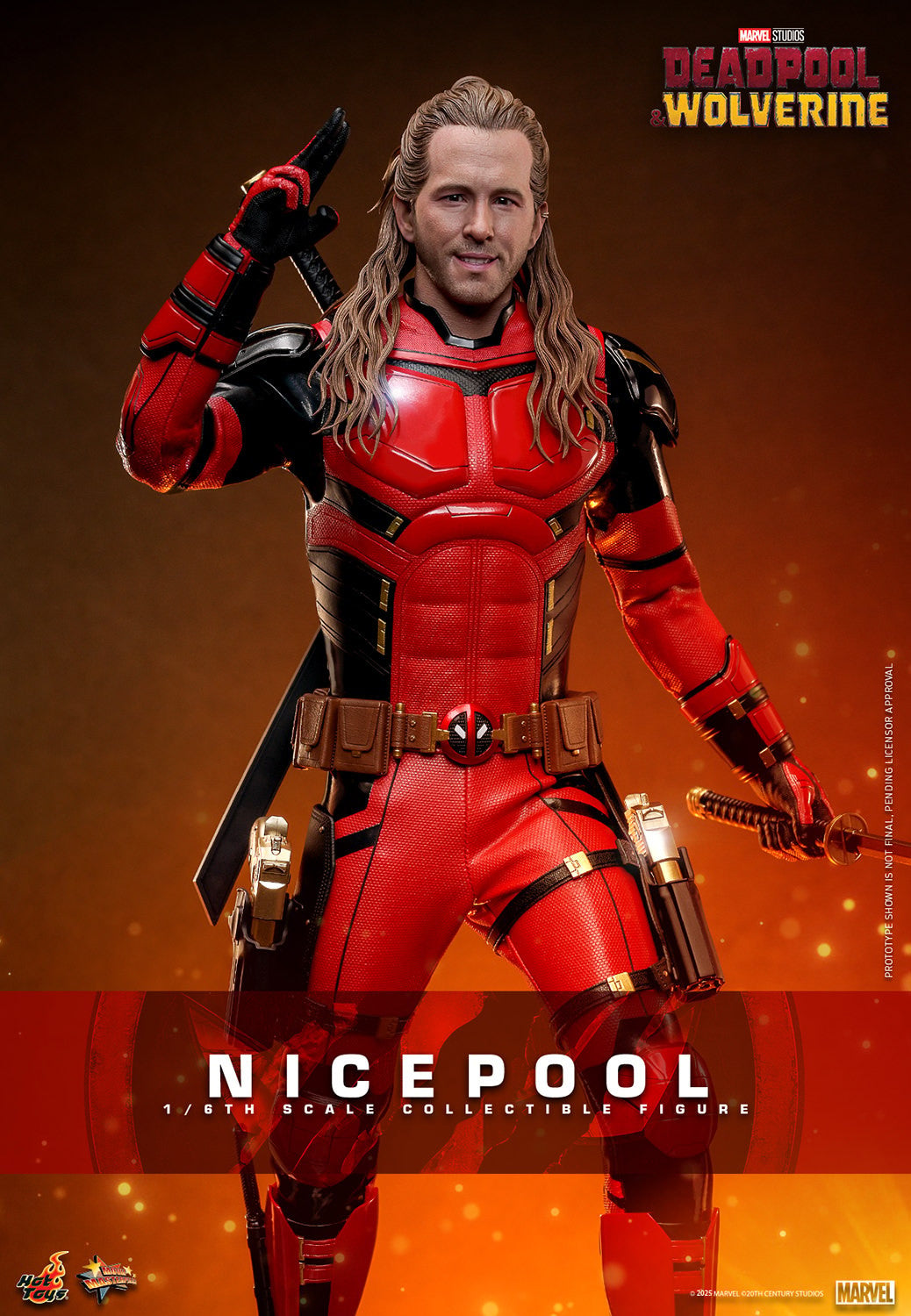 (Preorder) Hot Toys MMS788 Deadpool & Wolverine [Nicepool] 1/6 Scale Collectible Figure