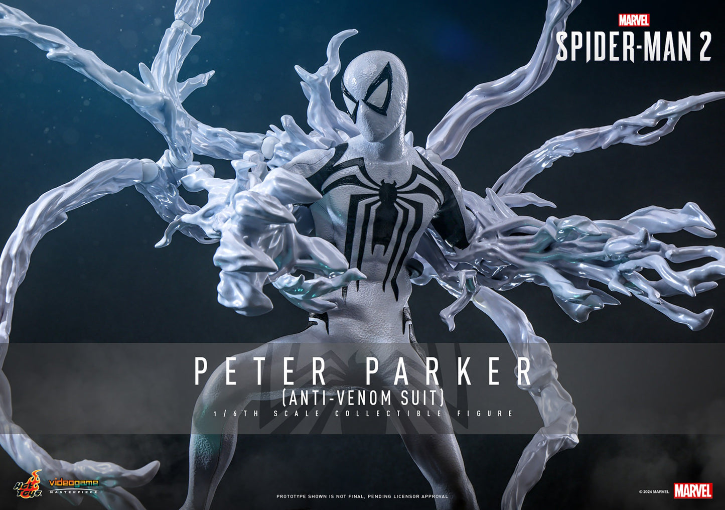 (Preorder) Hot Toys VGM69 Marvel’s Spider-Man 2 Spiderman [Peter Parker] (Anti-Venom Suit) 1/6 Scale Collectible Figure