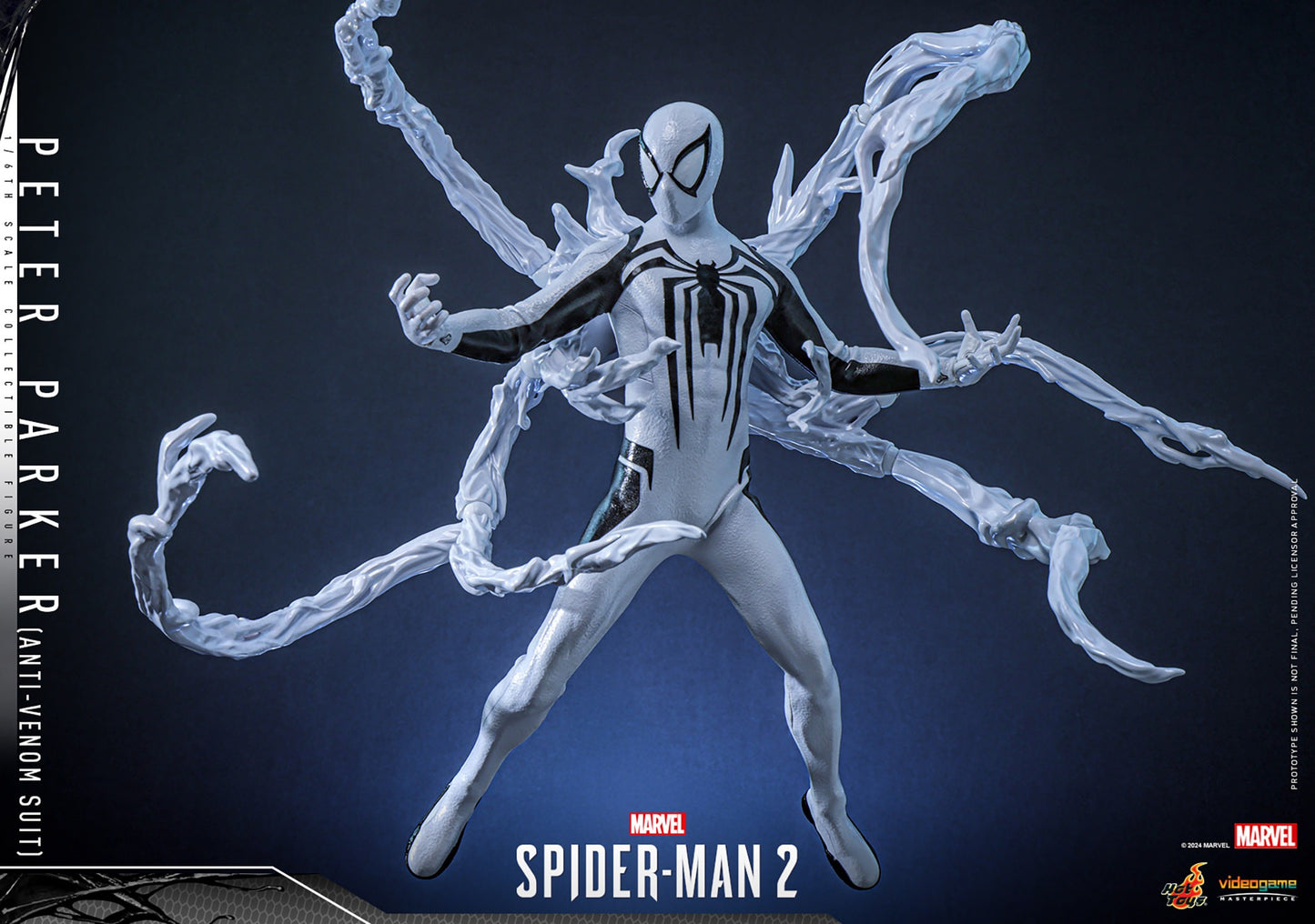 (Preorder) Hot Toys VGM69 Marvel’s Spider-Man 2 Spiderman [Peter Parker] (Anti-Venom Suit) 1/6 Scale Collectible Figure