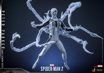 (Preorder) Hot Toys VGM69 Marvel’s Spider-Man 2 Spiderman [Peter Parker] (Anti-Venom Suit) 1/6 Scale Collectible Figure