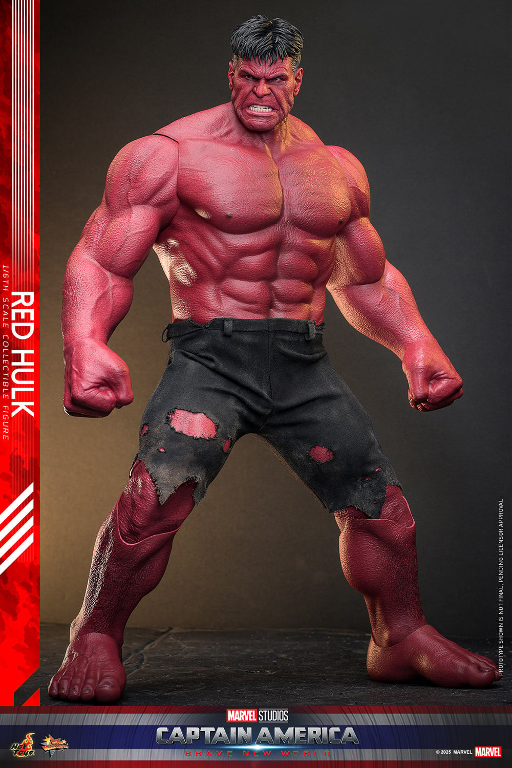 (Preorder) Hot Toys MMS797 Captain America: Brave New World [Red Hulk] 1/6 Scale Collectible Figure