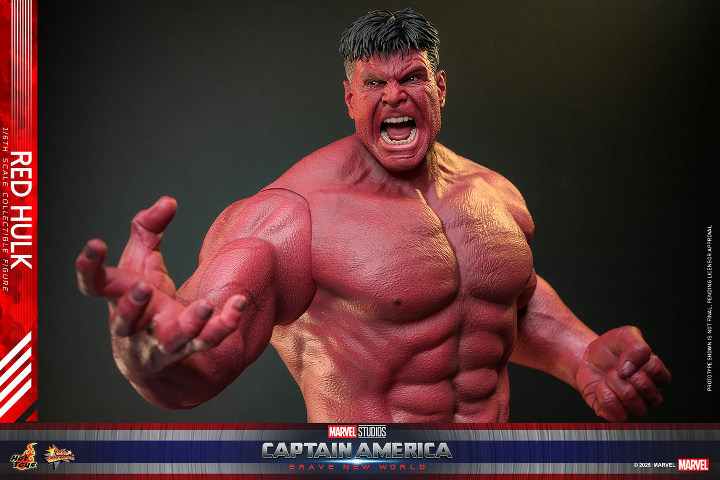 (Preorder) Hot Toys MMS797 Captain America: Brave New World [Red Hulk] 1/6 Scale Collectible Figure