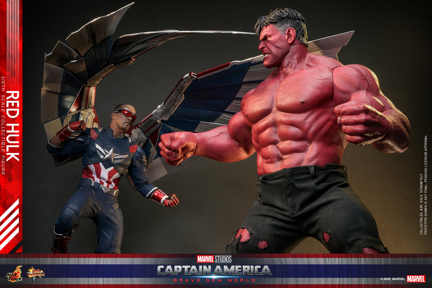 (Preorder) Hot Toys MMS797 Captain America: Brave New World [Red Hulk] 1/6 Scale Collectible Figure