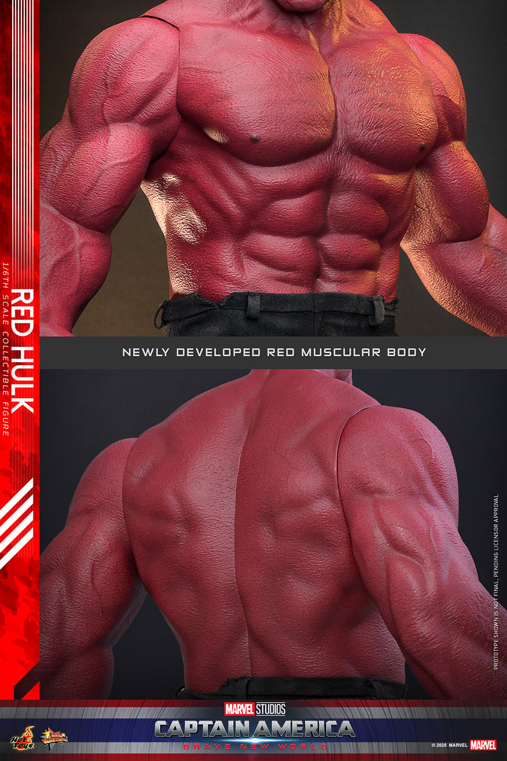 (Preorder) Hot Toys MMS797 Captain America: Brave New World [Red Hulk] 1/6 Scale Collectible Figure