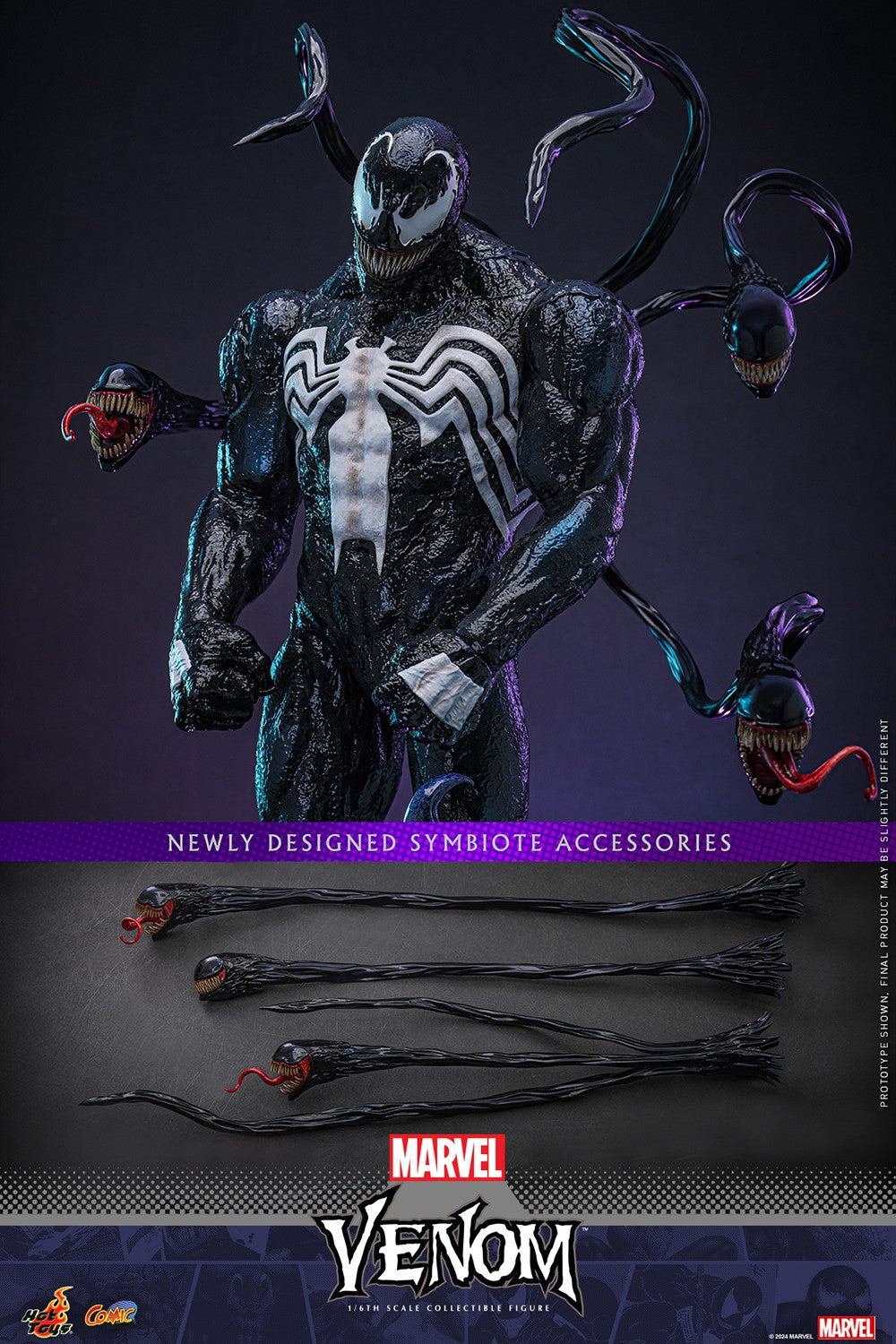 Hot Toys CMS023 Marvel Comics [Venom] 1/6th Scale Collectible Figure